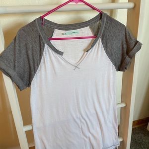 White & Gray Tee